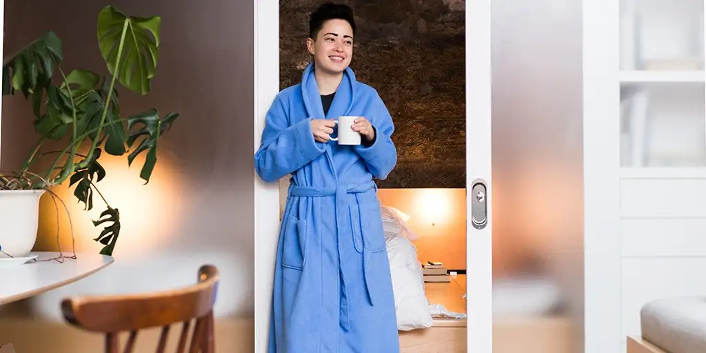 mens silk bathrobe